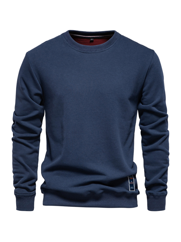 Essential Men's Crew Neck Sweatshirt Spring & Fall Sweatshirts | Chuzko.com