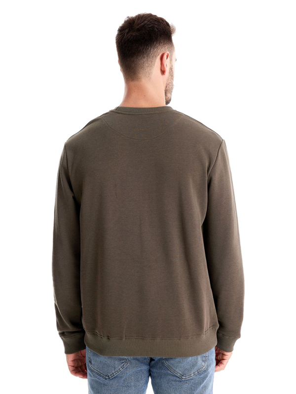 Essential Men's Crew Neck Sweatshirt Spring & Fall Sweatshirts | Chuzko.com