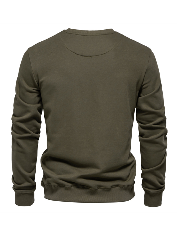 Essential Men's Crew Neck Sweatshirt Spring & Fall Sweatshirts | Chuzko.com