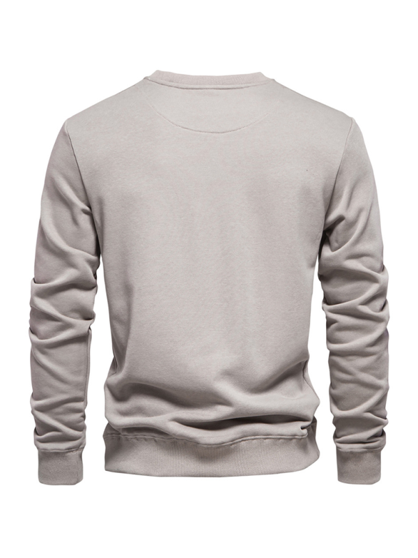 Essential Men's Crew Neck Sweatshirt Spring & Fall Sweatshirts | Chuzko.com