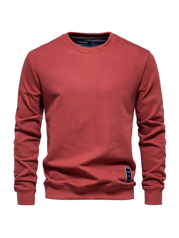 Essential Men's Crew Neck Sweatshirt Spring & Fall Sweatshirts | Chuzko.com