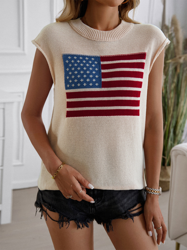 Patriotic Pride Knit Top for National Holidays Knit Tops | Chuzko.com