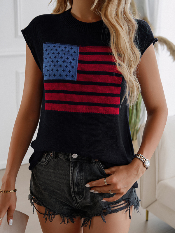 Patriotic Pride Knit Top for National Holidays Knit Tops | Chuzko.com