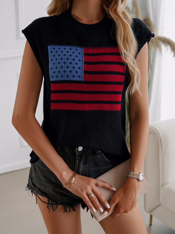 Patriotic Pride Knit Top for National Holidays Knit Tops | Chuzko.com