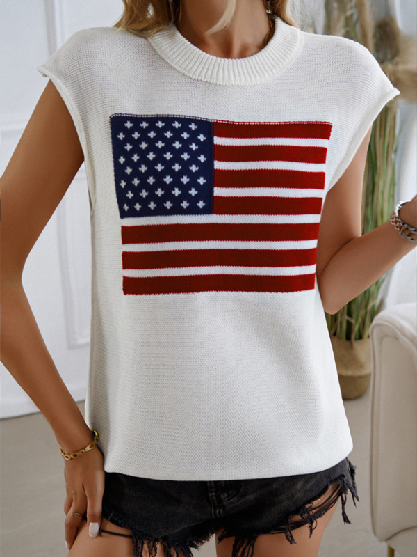 Patriotic Pride Knit Top for National Holidays Knit Tops | Chuzko.com