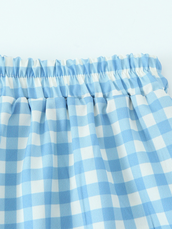 Lounge Gingham Pants for Relaxing Days Pants | Chuzko.com