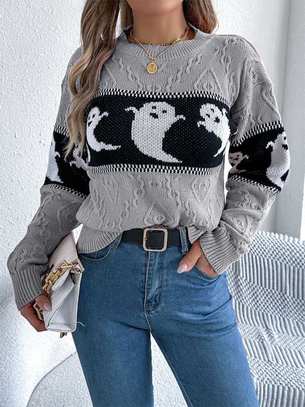 Ghostly Fun Sweater Jumper for Halloween	