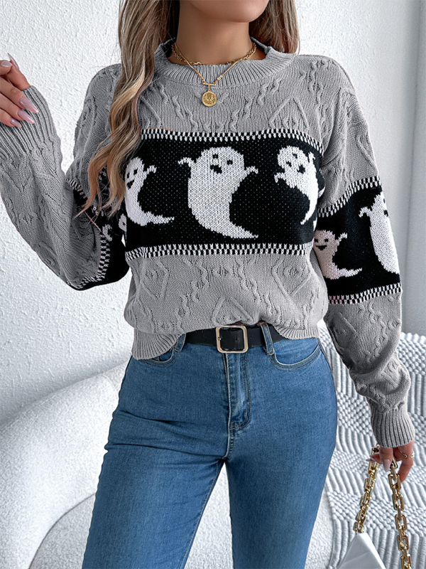 Ghostly Fun Sweater Jumper for Halloween Sweaters | Chuzko.com