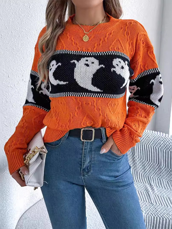 Ghostly Fun Sweater Jumper for Halloween Sweaters | Chuzko.com