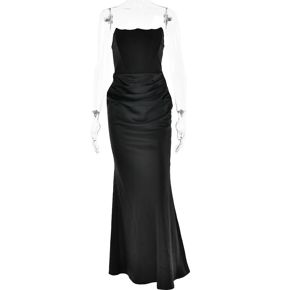 Strapless Dress Elegant Evening Gown Elegant Dresses | Chuzko.com