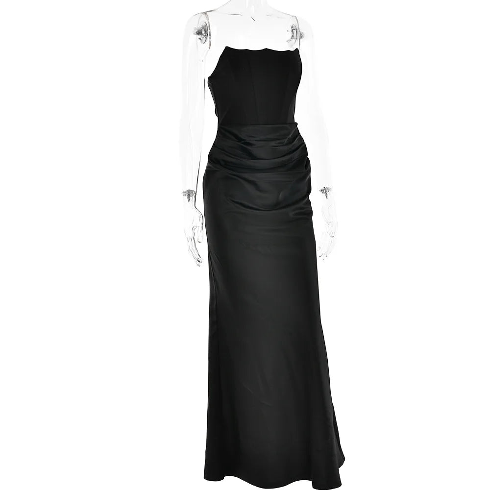 Strapless Dress Elegant Evening Gown Elegant Dresses | Chuzko.com