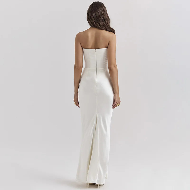 Strapless Dress Elegant Evening Gown Elegant Dresses | Chuzko.com