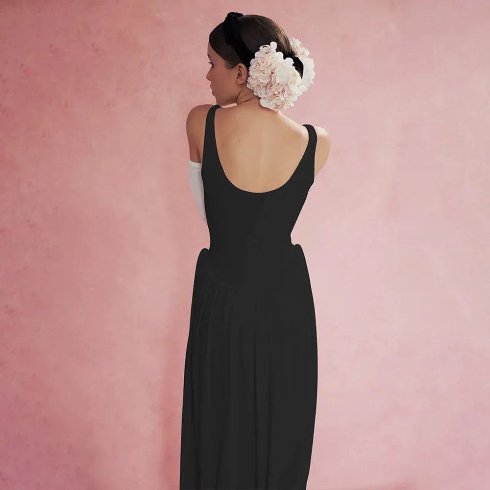 Flowing Draped Maxi Dress Maxi Dresses | Chuzko.com