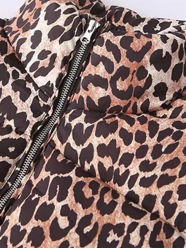 The Leopard Puffer Jacket for Women Puffer Jackets | Chuzko.com