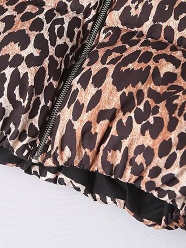 The Leopard Puffer Jacket for Women Puffer Jackets | Chuzko.com