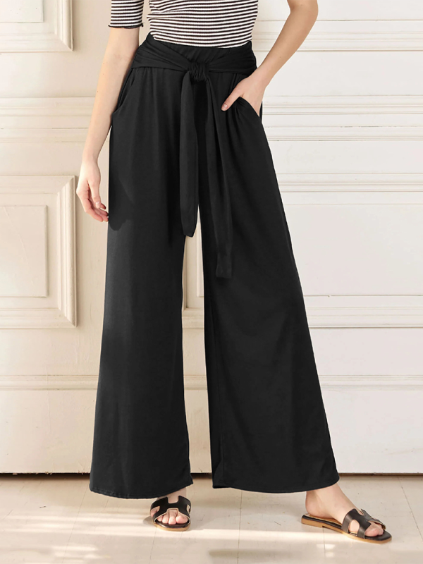 Women's Casual Wide-Leg Pants High-Waist Pants | Chuzko.com