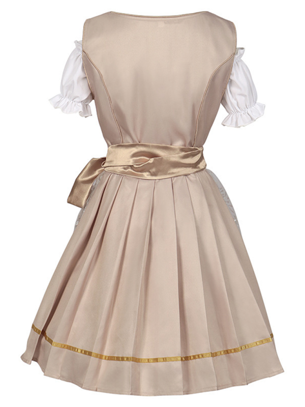 Golden Champagne Oktoberfest Dress for Women Oktoberfest Dresses | Chuzko.com