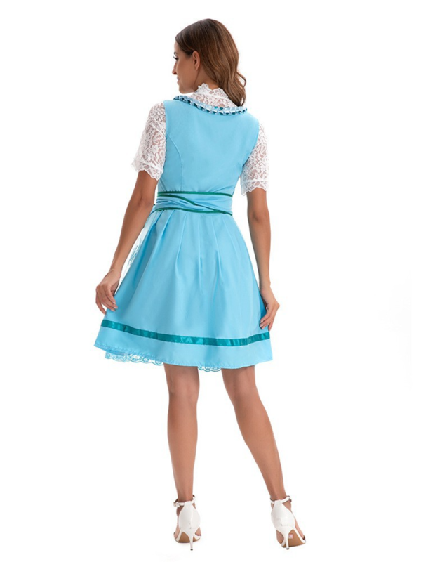 Authentic Dirndl Dress Bavarian Elegant Outfit for Oktoberfest | Chuzko.com