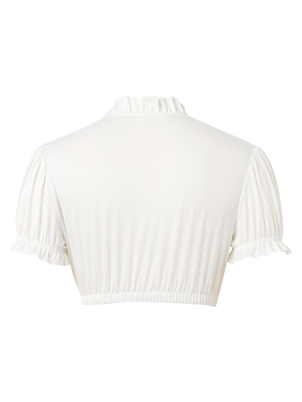 Bavarian-Inspired Crop Blouse Bavarian Crop Tops | Chuzko.com