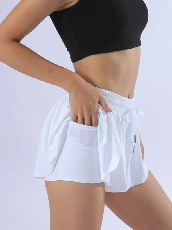 Athletic Skirt with Built-In Shorts Shorts | Chuzko.com