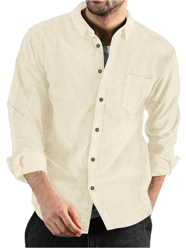 Corduroy Men's Shirt for Smart-Casual Look Men Shirts | Chuzko.com