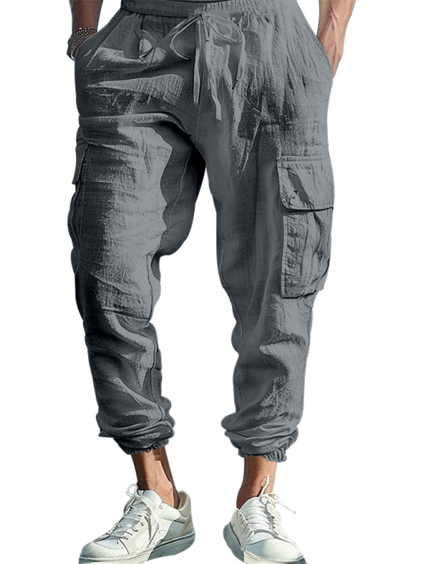 Cotton Joggers for Men Lightweight Beach Pants Men Pants | Chuzko.com