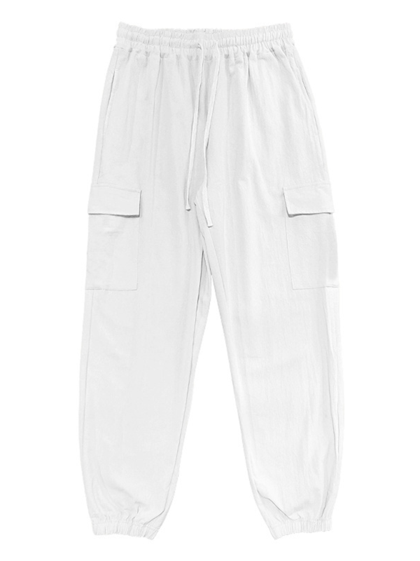 Cotton Joggers for Men Lightweight Beach Pants Men Pants | Chuzko.com