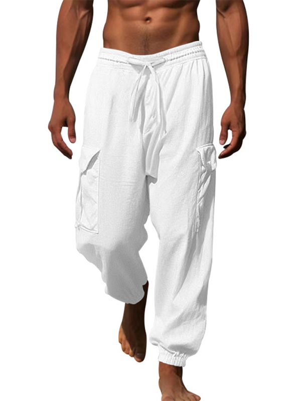 Cotton Joggers Pencil Beach Pants for Men Men Pants | Chuzko.com