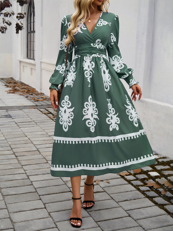 Flawlessly Floral Elegant Midi Dress for All Seasons Midi Dresses | Chuzko.com