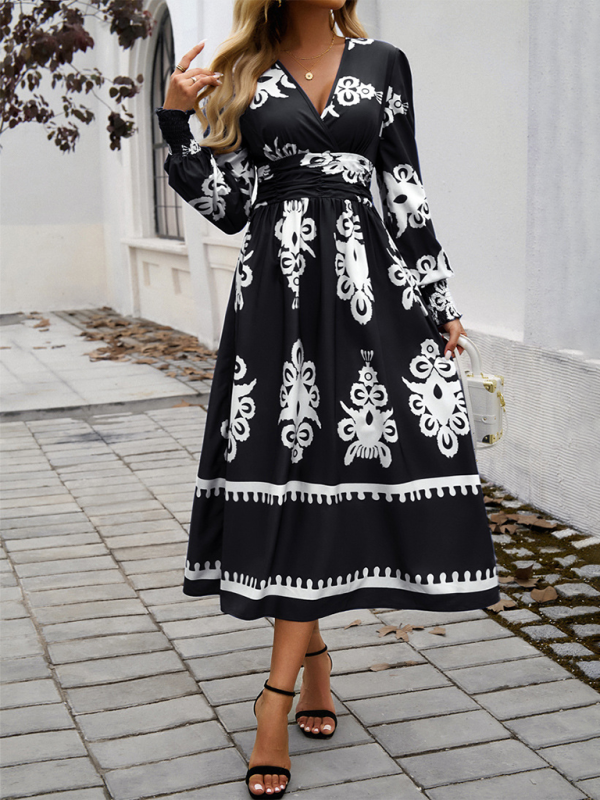 Flawlessly Floral Elegant Midi Dress for All Seasons Midi Dresses | Chuzko.com