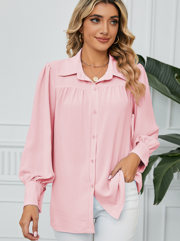 Office-to-Evening Blouse Structured Drape Shirt Shirts | Chuzko.com