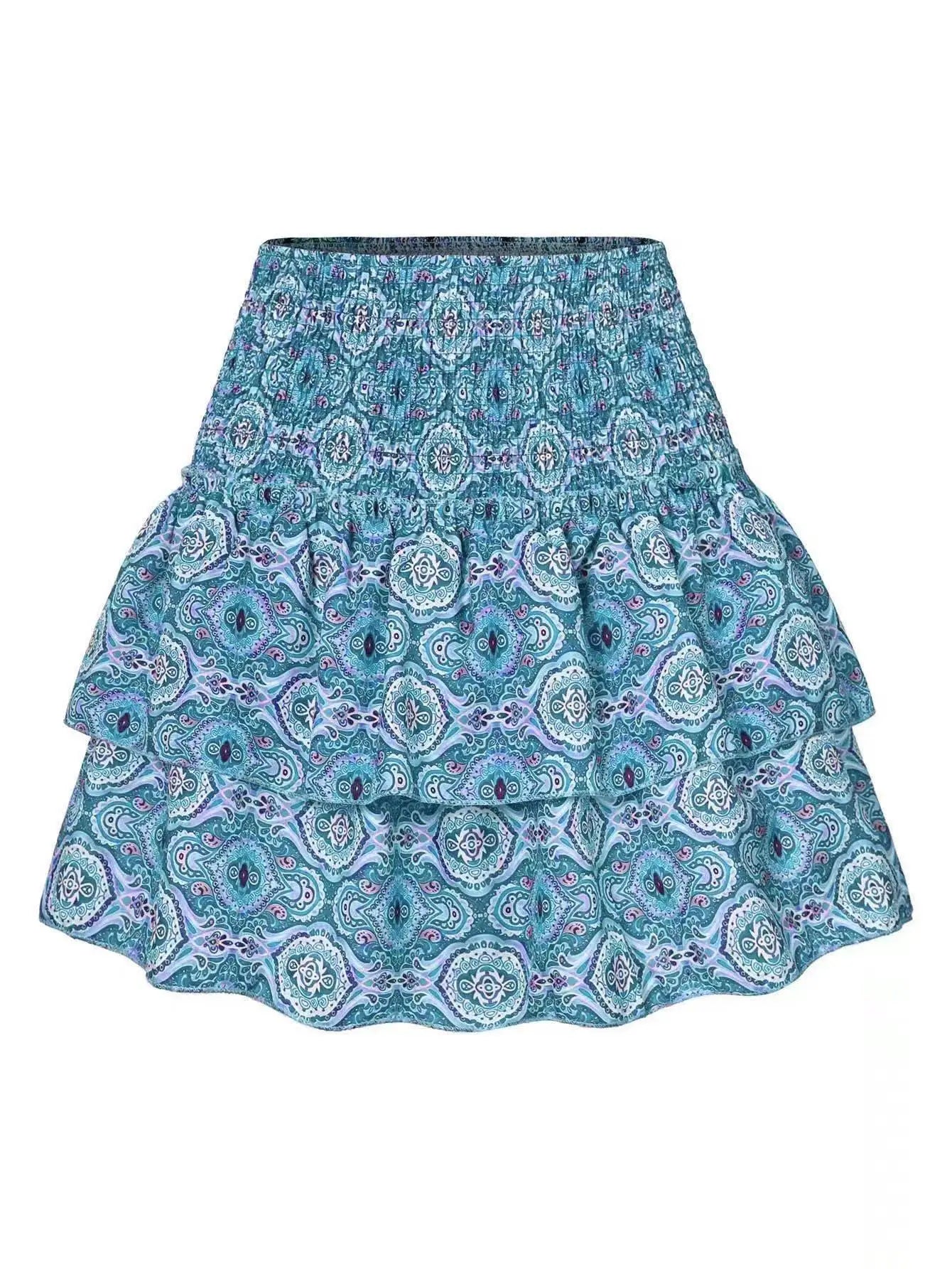 Express Your Style in Vibrant Layered Mini Skirt Mini Skirts | Chuzko.com