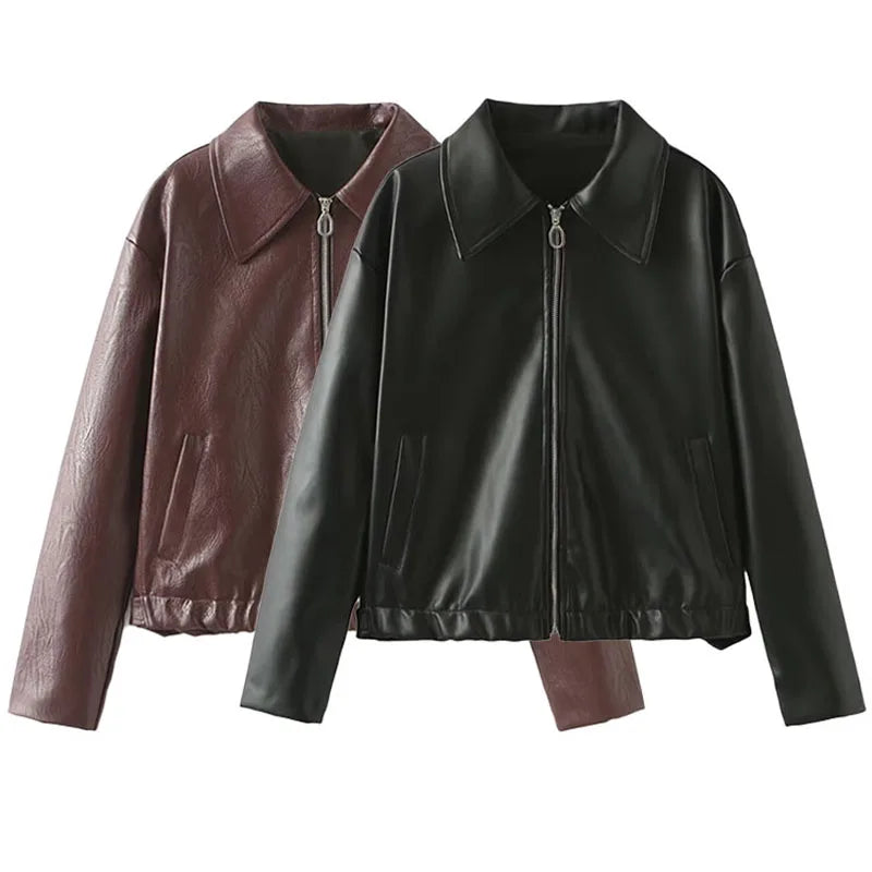 Downtown Faux Leather Jackets – Sleek & Polish Look Faux Leather | Chuzko.com