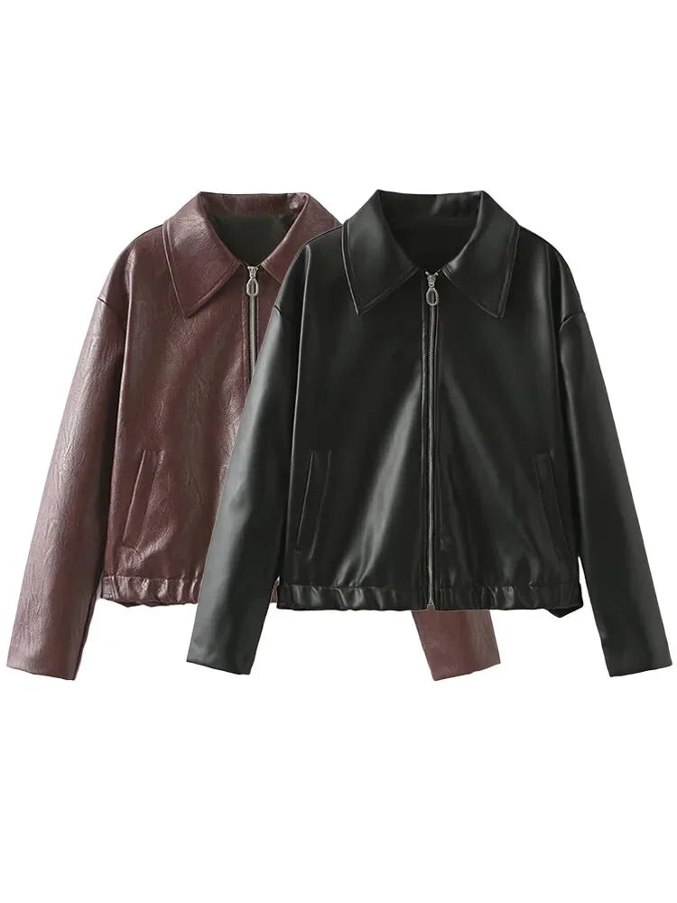 Downtown Faux Leather Jackets – Sleek & Polish Look Faux Leather | Chuzko.com