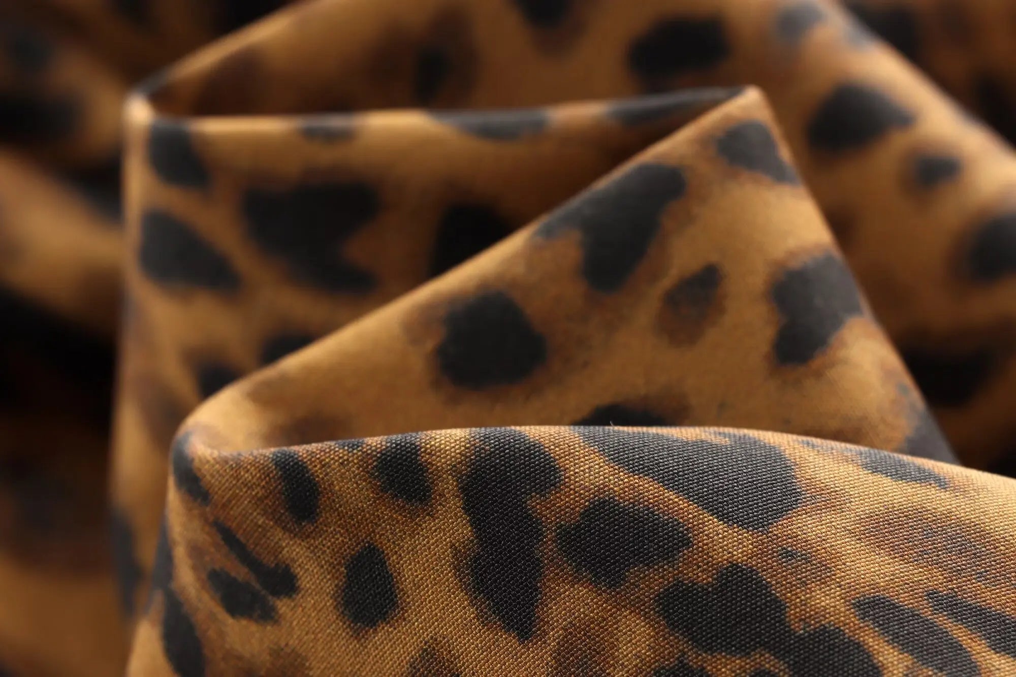 Leopard Print Long Coat Animal Pattern Winter Outwear Coats | Chuzko.com