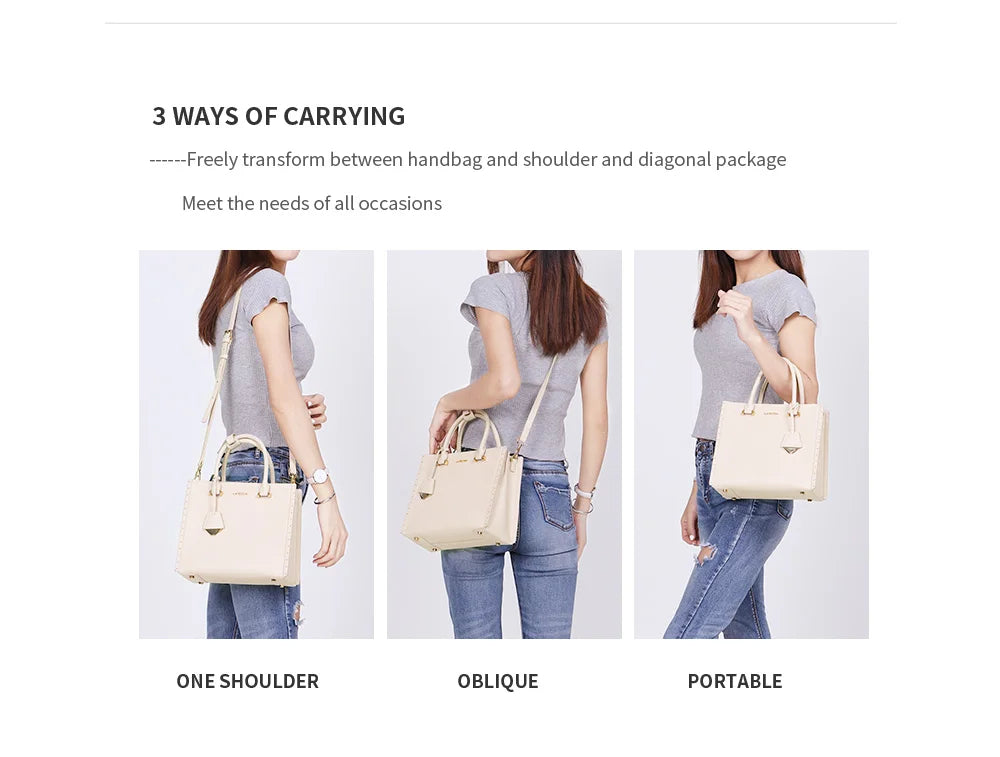 Leather Tote Bags Luxury Multifunctional -  Shoulder Crossbody | Chuzko.com