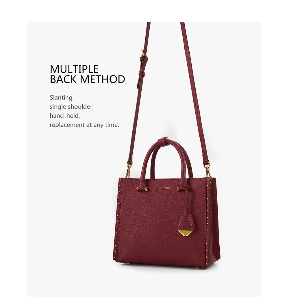 Leather Tote Bags Luxury Multifunctional -  Shoulder Crossbody | Chuzko.com