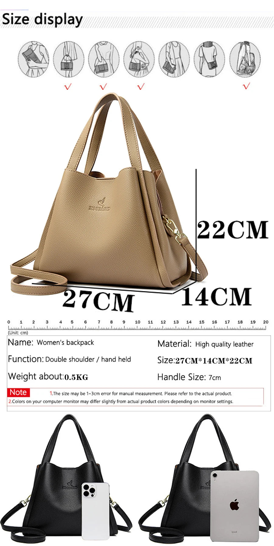 Faux Soft Leather Top-handle Bags HandBags | Chuzko.com