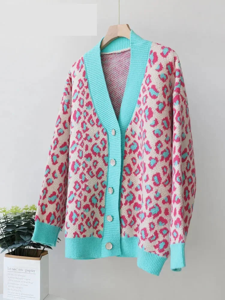 Cozy Chic Leopard Print Cardigan Cardigans | Chuzko.com