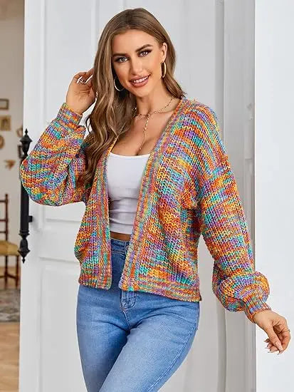 Chic Chunky Knit Throw-On Open Front Cardigans | Chuzko.com