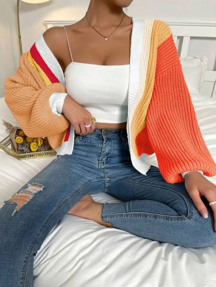 Chic Chunky Knit Throw-On Open Front Cardigans | Chuzko.com