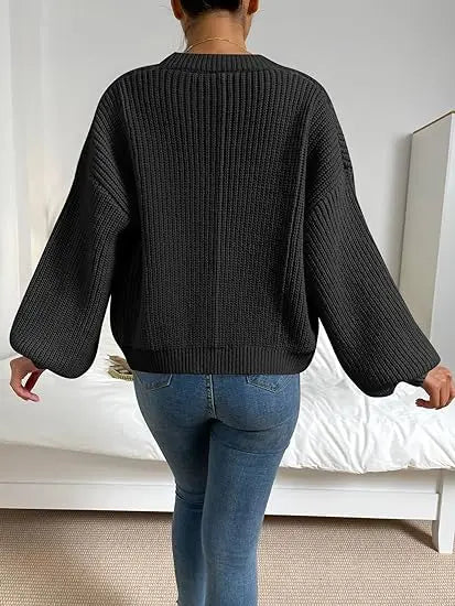 Chic Chunky Knit Throw-On Open Front Cardigans | Chuzko.com