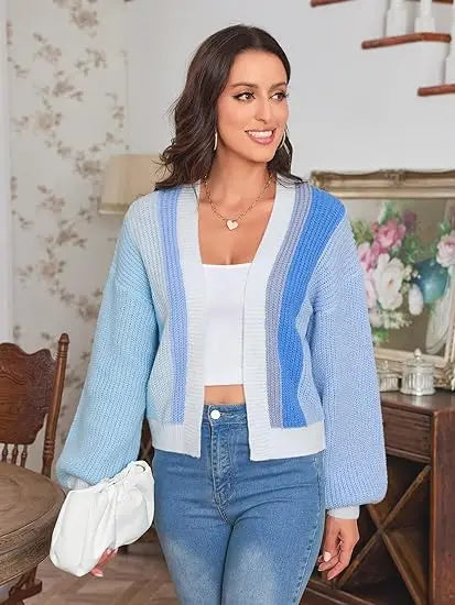 Chic Chunky Knit Throw-On Open Front Cardigans | Chuzko.com