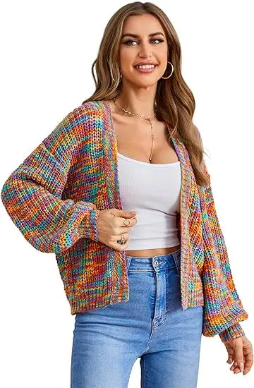 Chic Chunky Knit Throw-On Open Front Cardigans | Chuzko.com