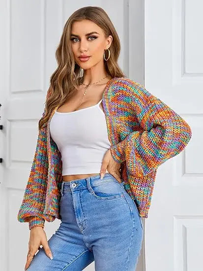 Chic Chunky Knit Throw-On Open Front Cardigans | Chuzko.com