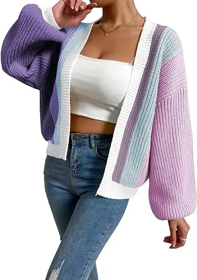 Chic Chunky Knit Throw-On Open Front Cardigans | Chuzko.com