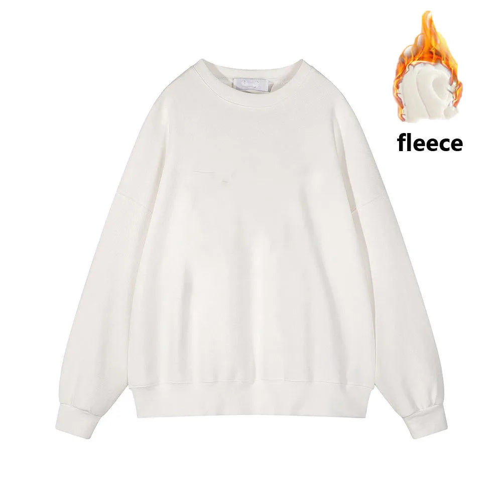 Warmth in Style: Solid Fleece Pullover Fleece Sweatshirts | Chuzko.com