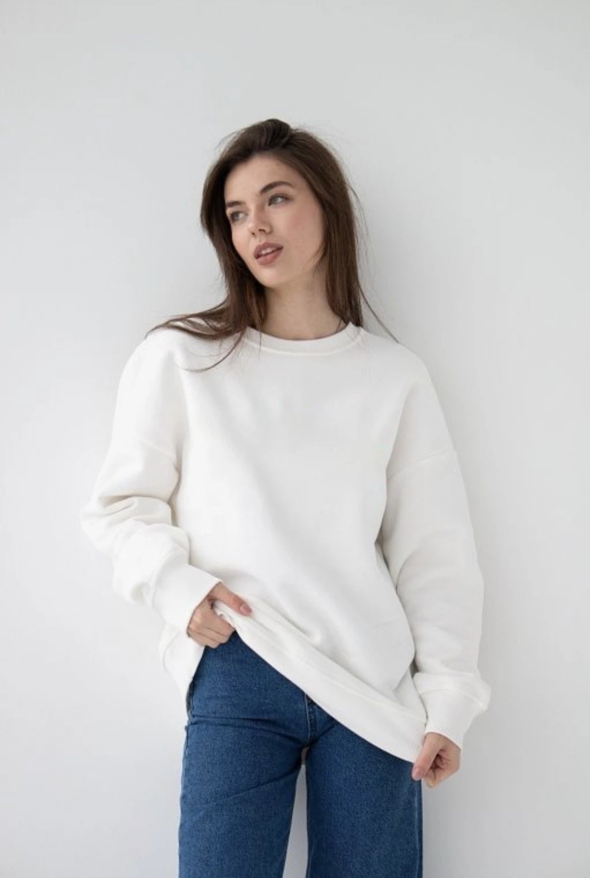 Warmth in Style: Solid Fleece Pullover Fleece Sweatshirts | Chuzko.com