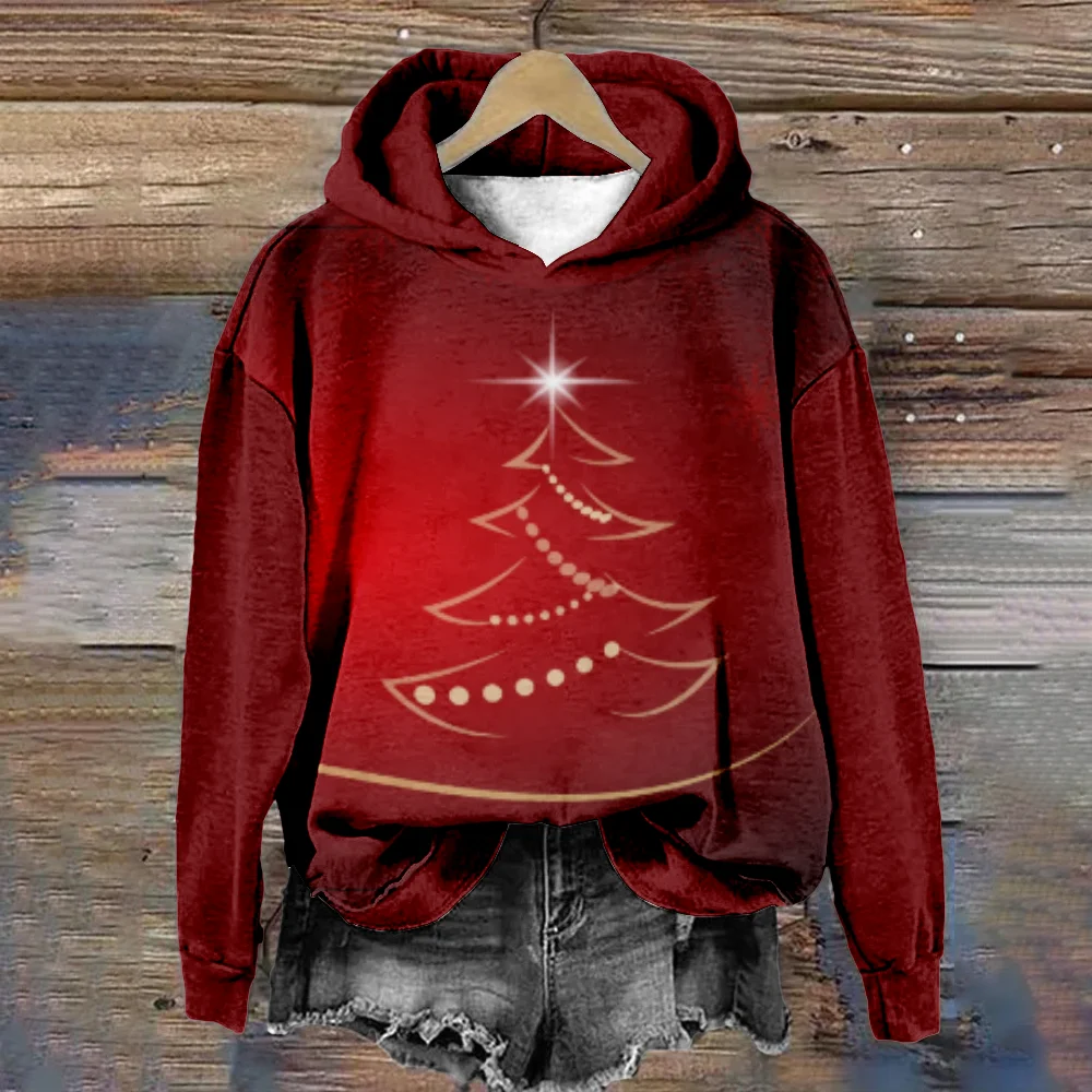 Winter Wonderland Hoodie – Snowflake Christmas Pullover Festive | Chuzko.com