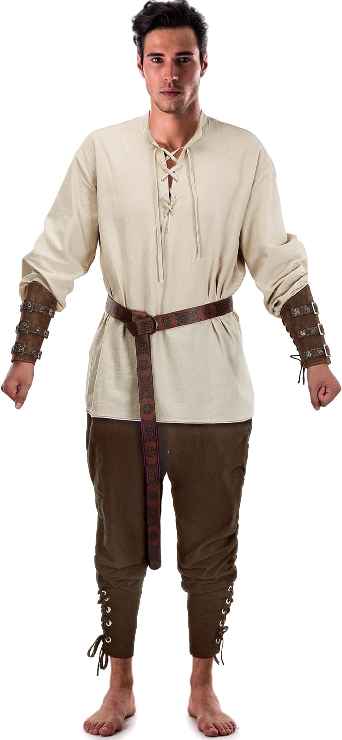 4 Pcs Medieval Maven Ensemble Kit - Halloween Best Male Halloween | Chuzko.com